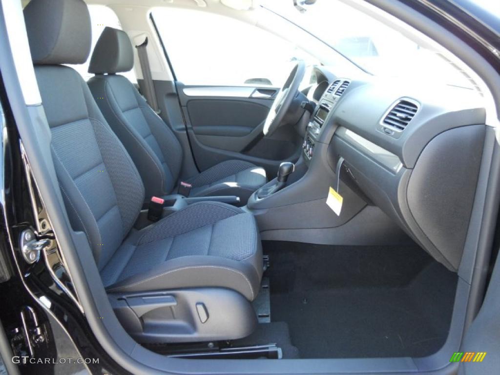 Titan Black Interior 2011 Volkswagen Golf 4 Door Photo #47669203