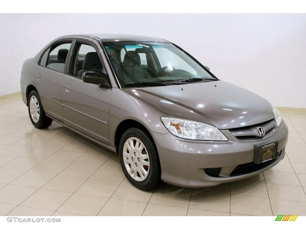 Magnesium Metallic 2004 Honda Civic LX Sedan Exterior Photo #47669284