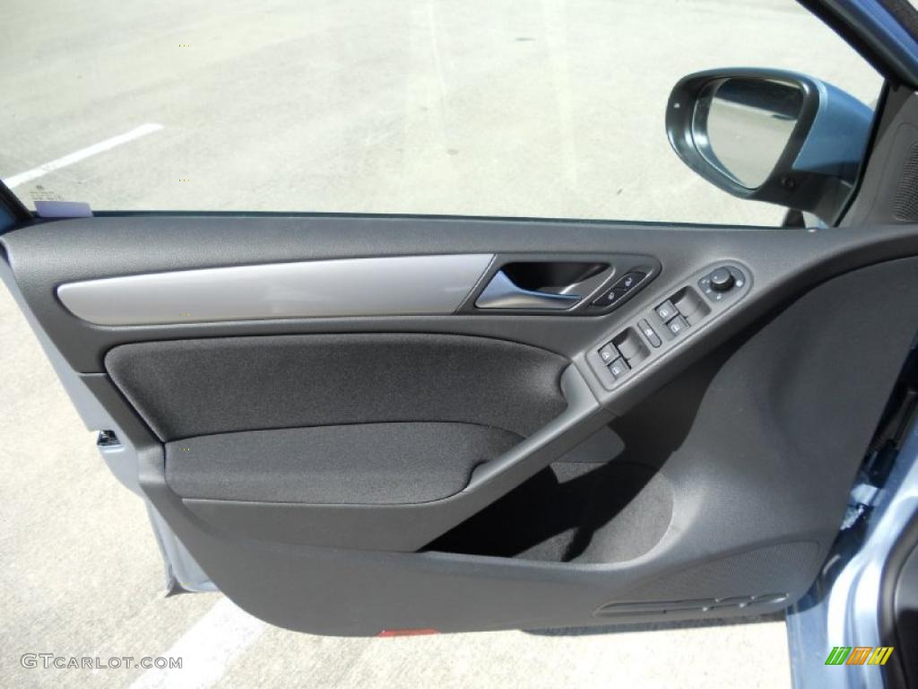 2011 Volkswagen Golf 4 Door Titan Black Door Panel Photo #47670175