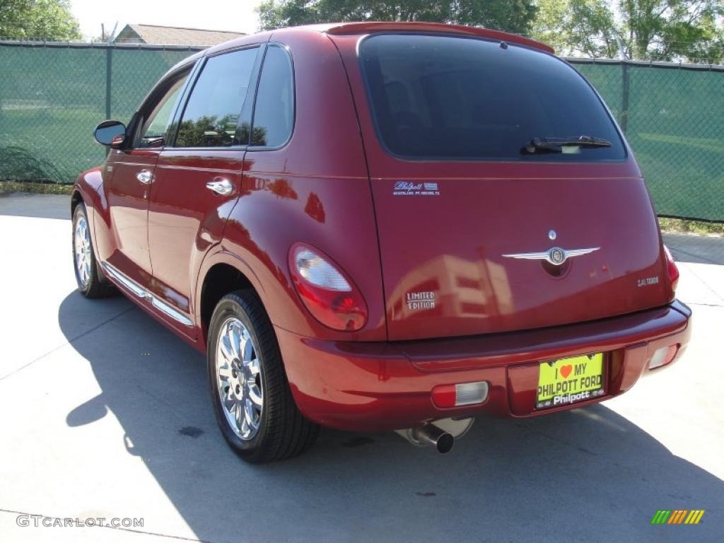 2006 PT Cruiser Limited - Inferno Red Crystal Pearl / Pastel Slate Gray photo #5