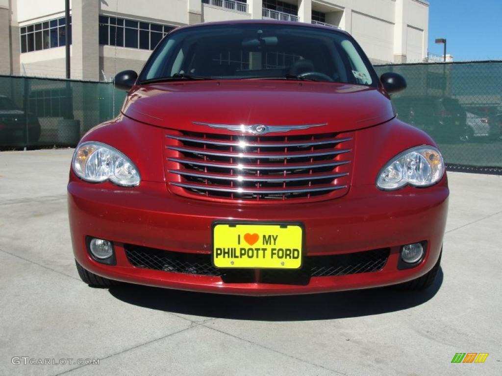 2006 PT Cruiser Limited - Inferno Red Crystal Pearl / Pastel Slate Gray photo #9