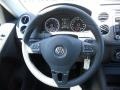 Charcoal 2011 Volkswagen Tiguan SE Steering Wheel