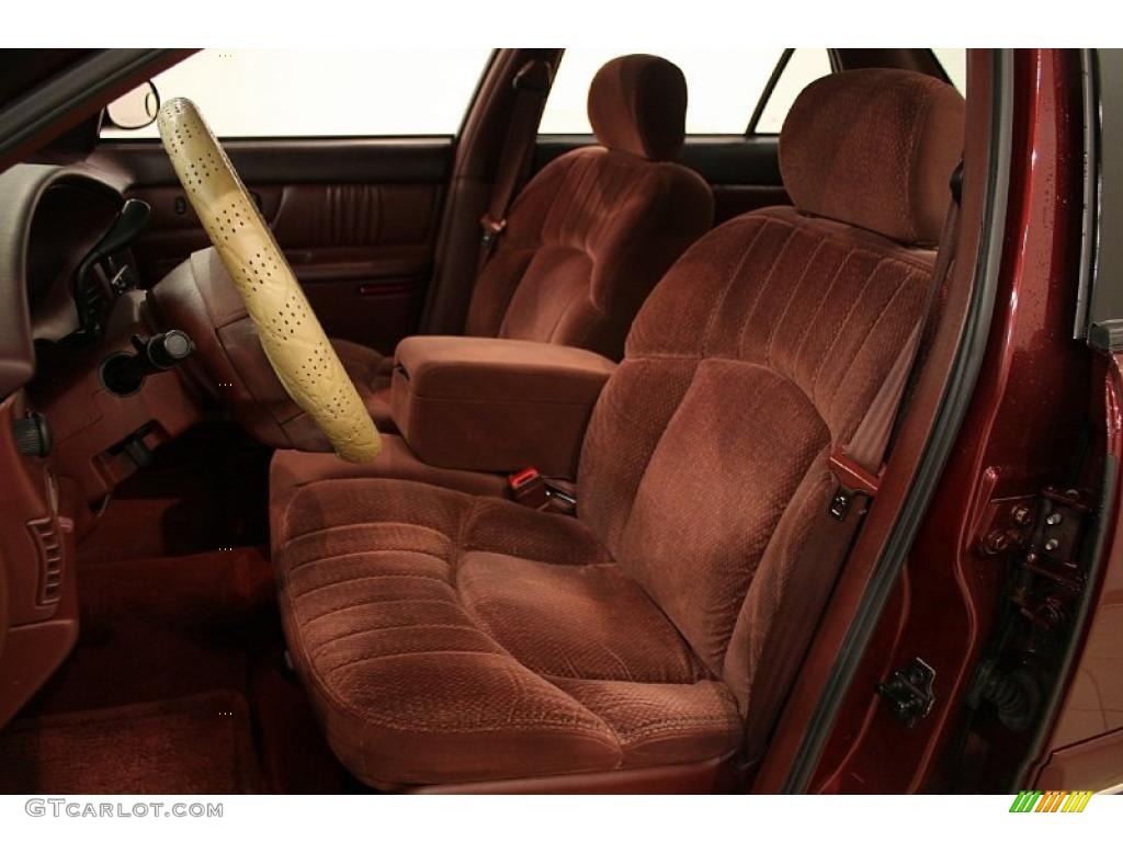 Bordeaux Red Interior 1998 Buick Century Custom Photo #47672008