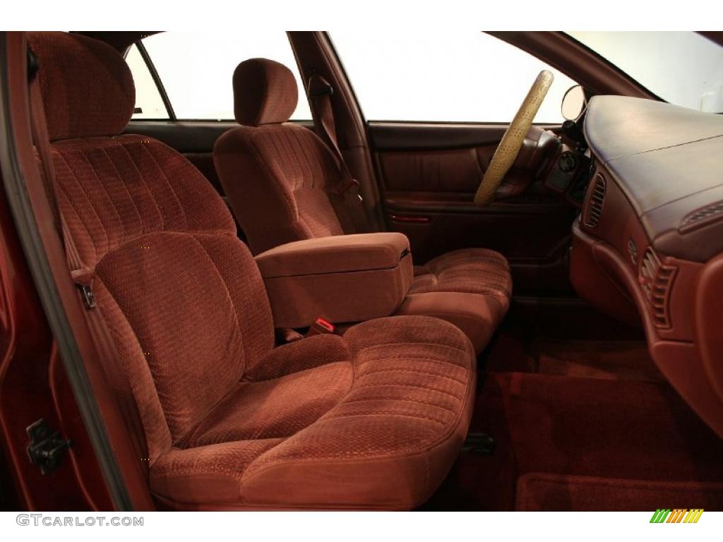 Bordeaux Red Interior 1998 Buick Century Custom Photo #47672077