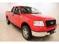 2005 Bright Red Ford F150 XLT SuperCab 4x4  photo #1