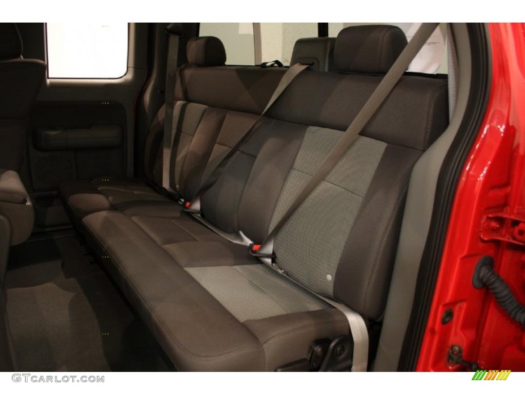 2005 F150 XLT SuperCab 4x4 - Bright Red / Medium Flint/Dark Flint Grey photo #12