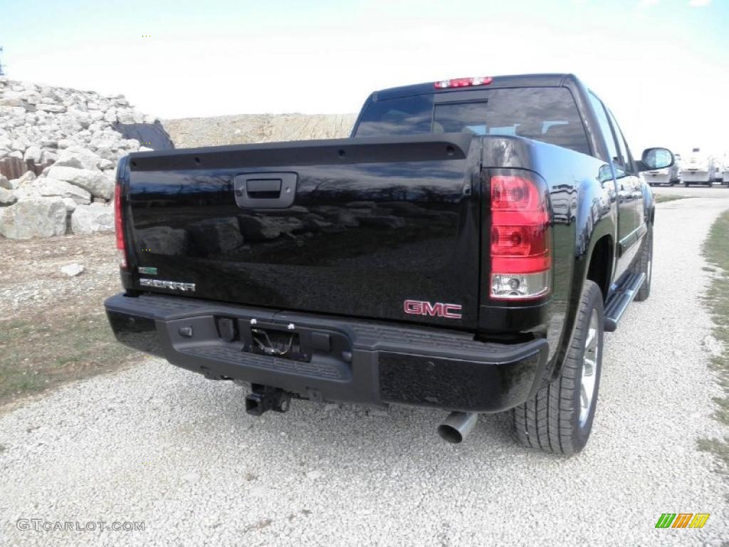 Onyx Black 2011 GMC Sierra 1500 Denali Crew Cab 4x4 Exterior Photo #47672398