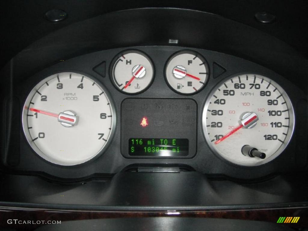 2007 Ford Five Hundred Limited AWD Gauges Photo #47672689