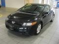 Nighthawk Black Pearl - Civic EX Coupe Photo No. 2