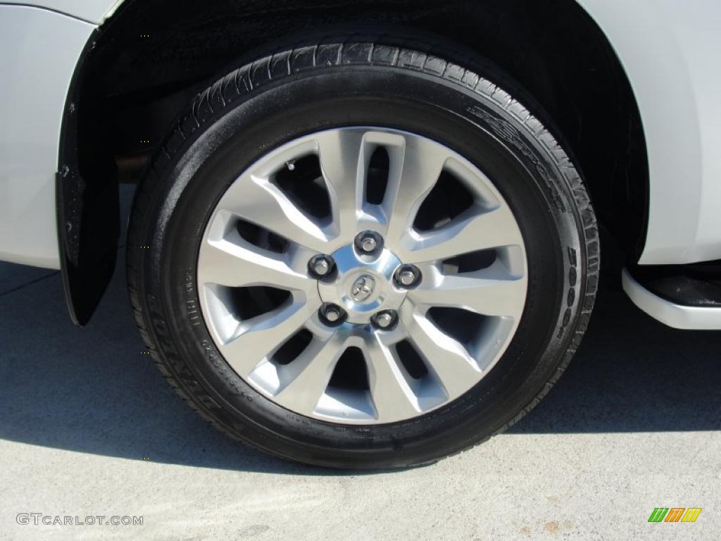 2010 Toyota Sequoia Platinum Wheel Photo #47673082