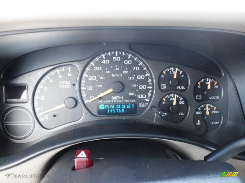 2002 GMC Yukon XL SLT 4x4 Gauges Photo #47673454