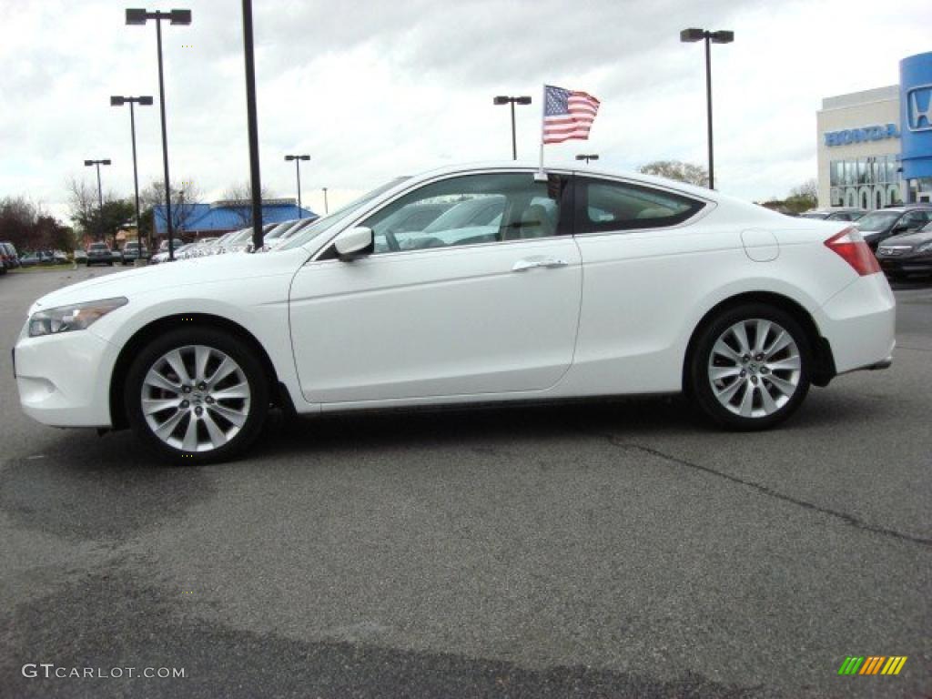 Taffeta White 2008 Honda Accord EX-L V6 Coupe Exterior Photo #47673946