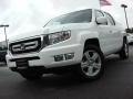 2009 White Honda Ridgeline RTL  photo #1