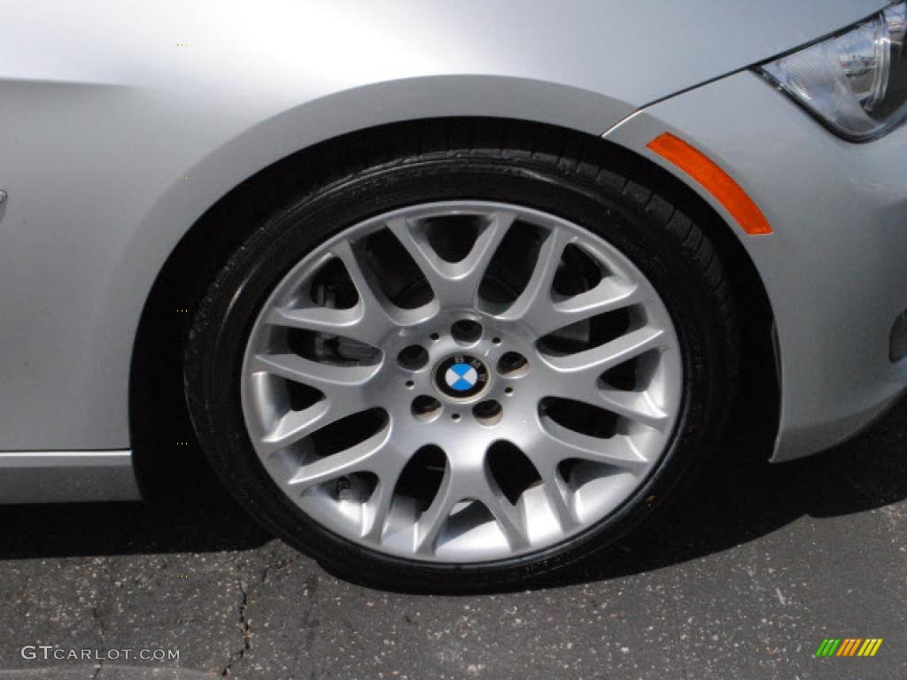 2008 3 Series 328i Coupe - Titanium Silver Metallic / Black photo #2