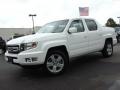 2009 White Honda Ridgeline RTL  photo #2