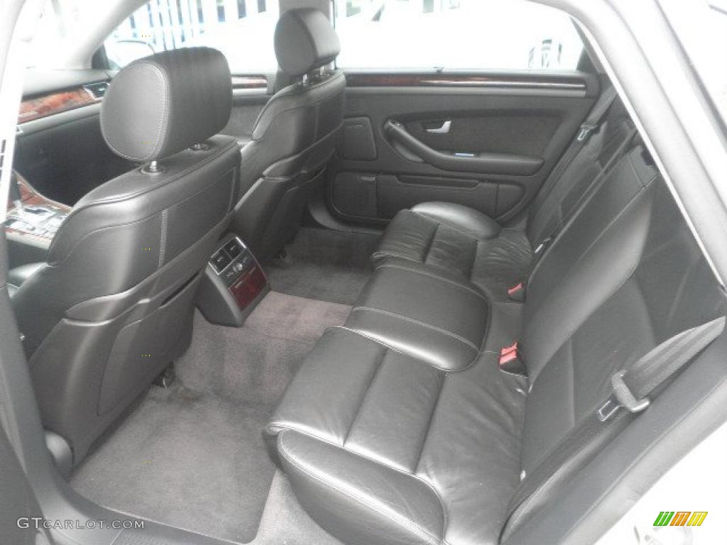 Black Interior 2005 Audi A8 L 4.2 quattro Photo #47675749