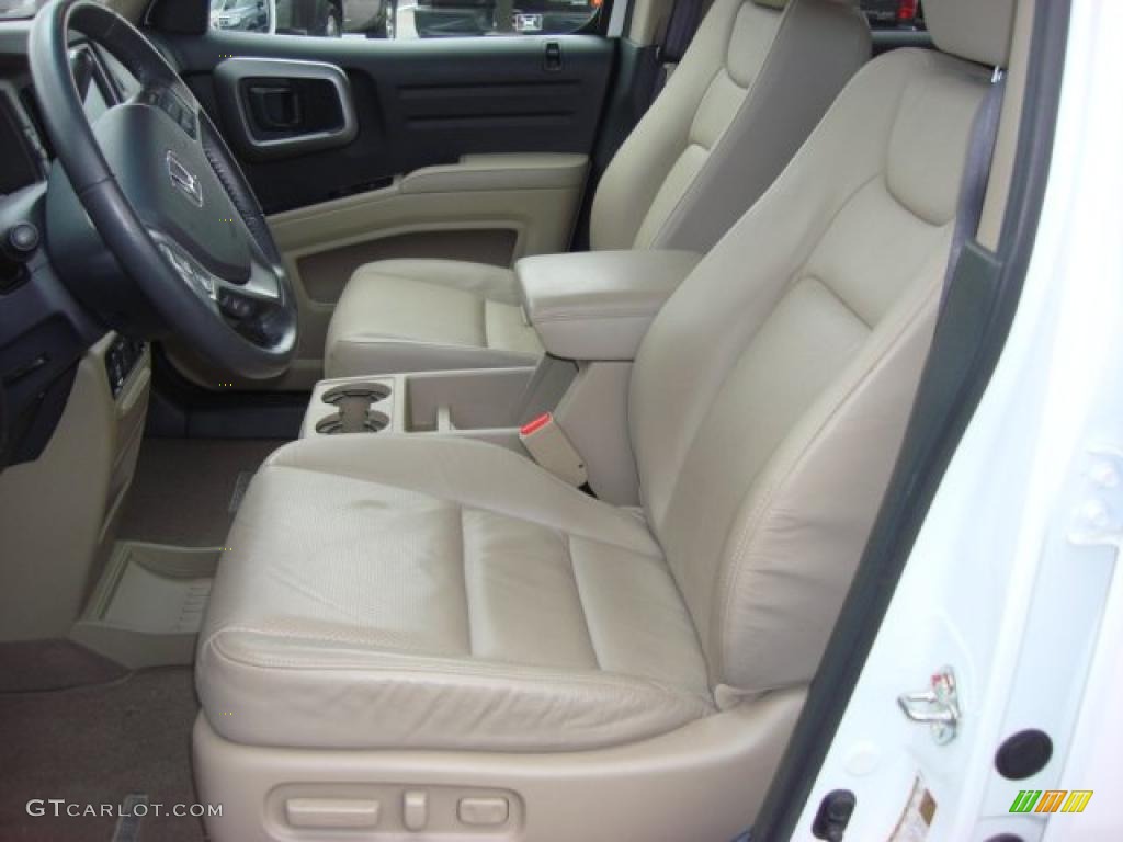 Beige Interior 2009 Honda Ridgeline RTL Photo #47675770
