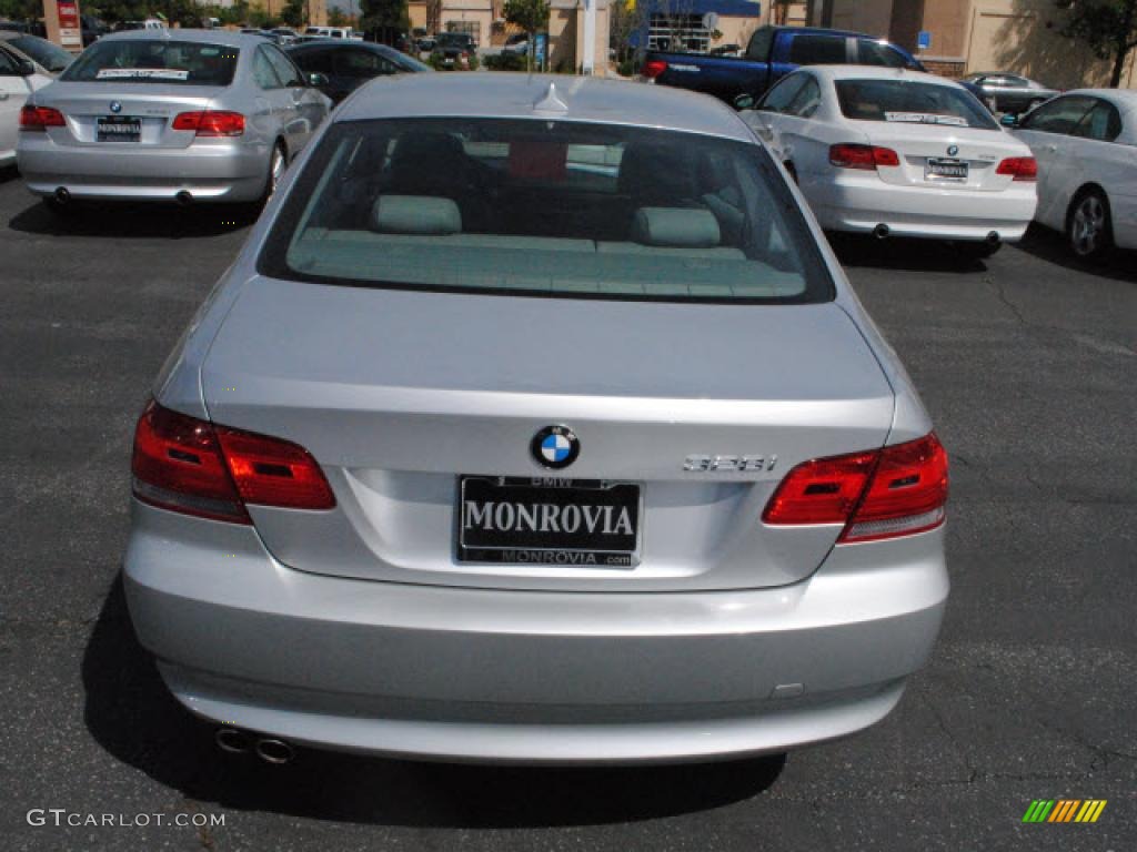 2008 3 Series 328i Coupe - Titanium Silver Metallic / Black photo #8