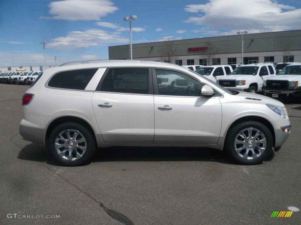White Diamond Tricoat 2011 Buick Enclave CXL AWD Exterior Photo #47676658