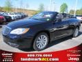 Blackberry Pearl 2011 Chrysler 200 Touring Convertible