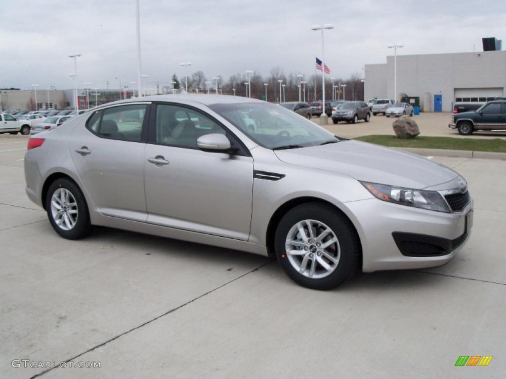 2011 Optima LX - Satin Metal / Beige photo #1