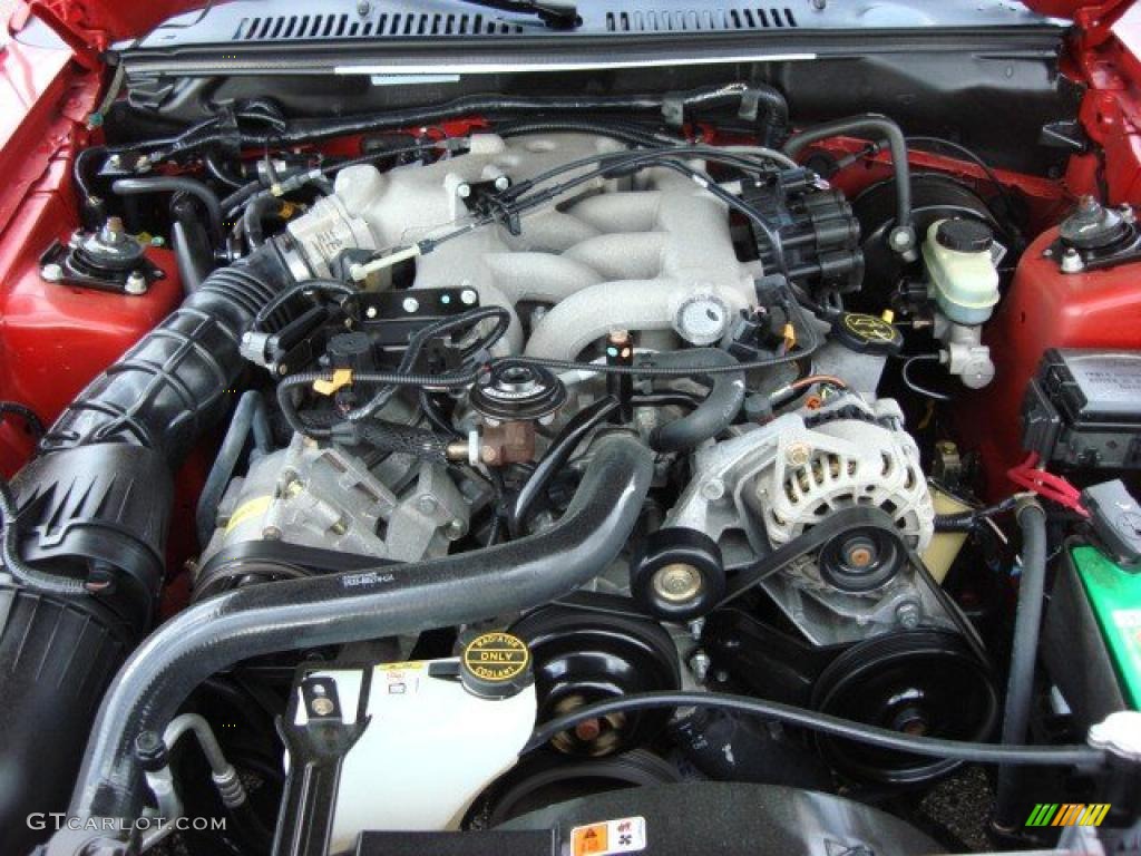 2003 Mustang V6 Convertible - Torch Red / Dark Charcoal/Medium Graphite photo #18