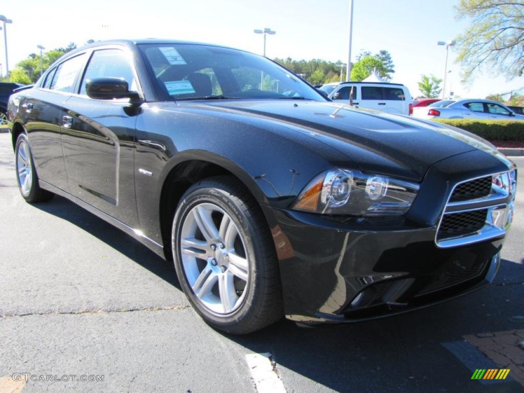 Brilliant Black Crystal Pearl 2011 Dodge Charger R/T Exterior Photo #47678068