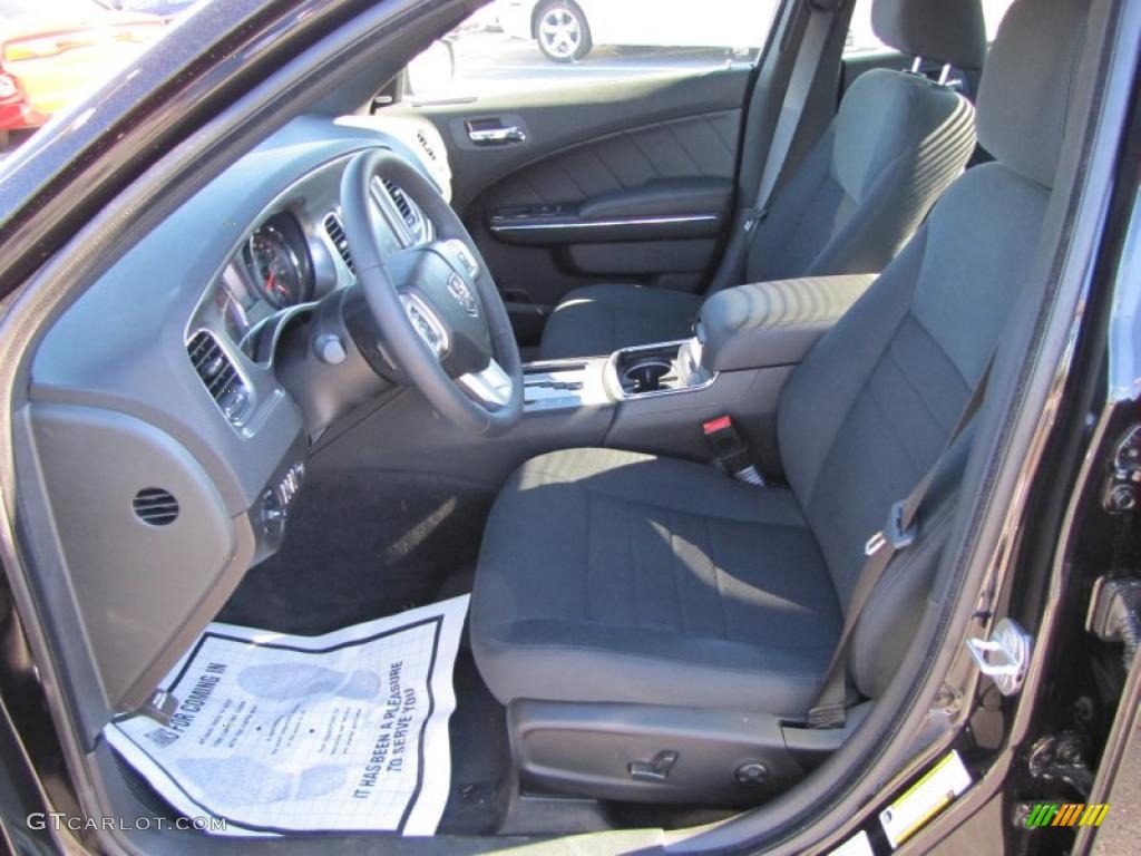 Black Interior 2011 Dodge Charger R/T Photo #47678113