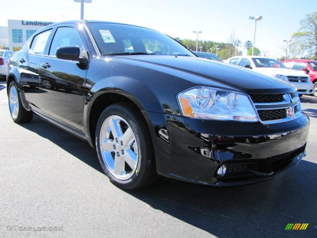 Black 2011 Dodge Avenger Lux Exterior Photo #47678779