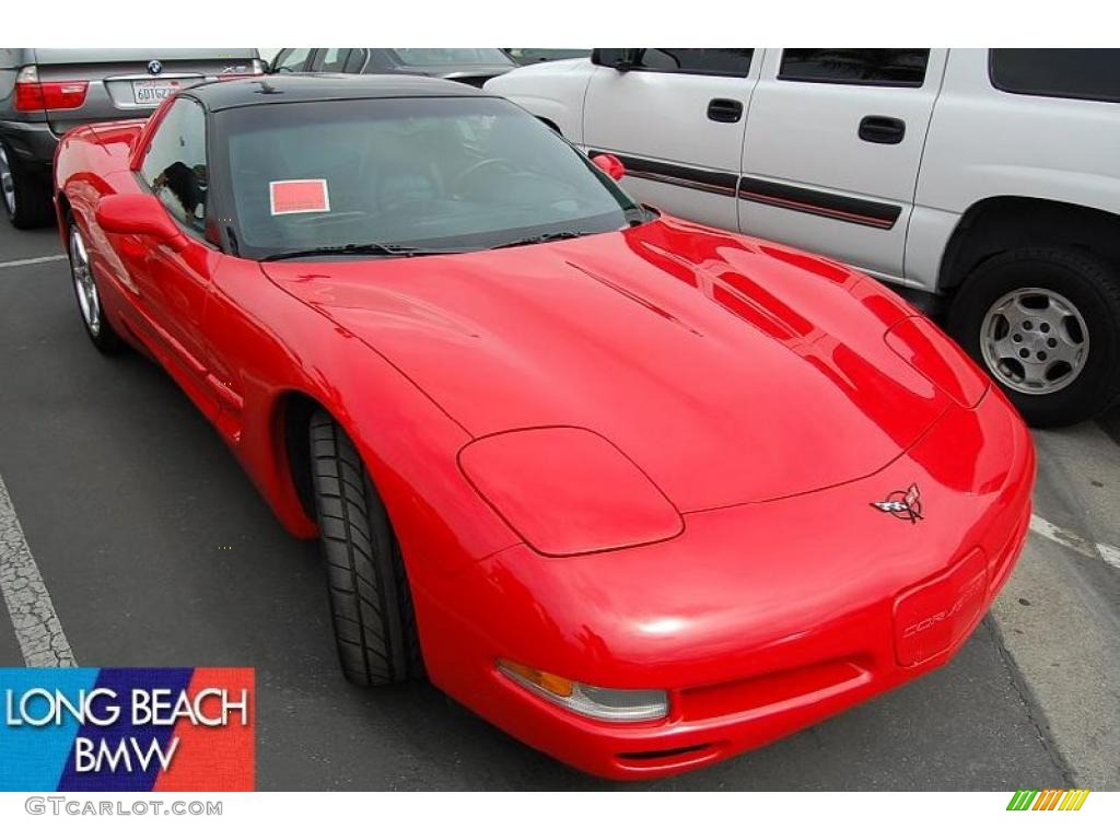 2004 Corvette Coupe - Torch Red / Black photo #1