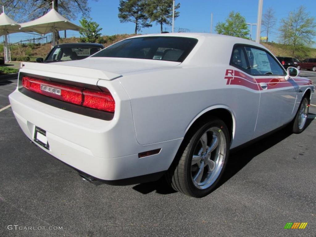 2011 Challenger R/T Classic - Bright White / Dark Slate Gray photo #3