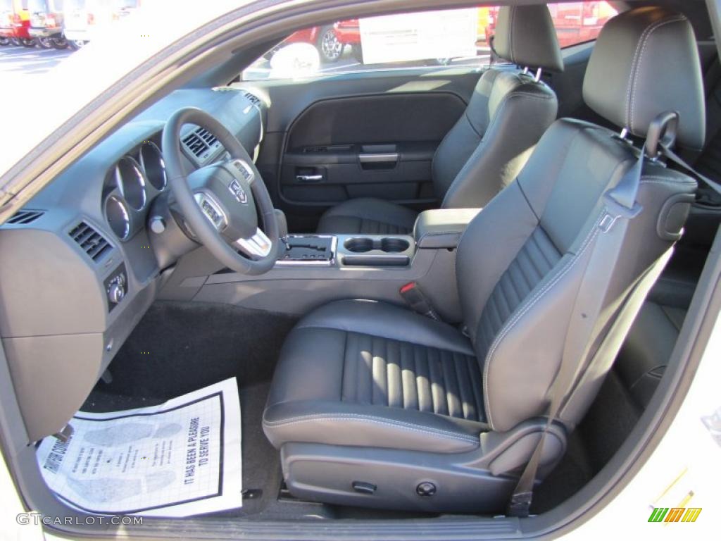 2011 Challenger R/T Classic - Bright White / Dark Slate Gray photo #8