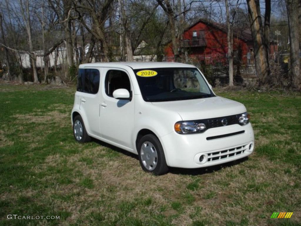 White Pearl 2010 Nissan Cube 1.8 S Exterior Photo #47679595