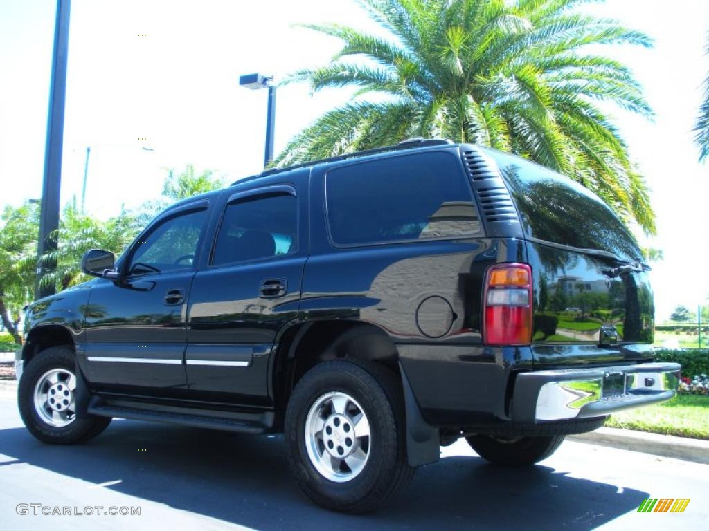 Black 2003 Chevrolet Tahoe LS 4x4 Exterior Photo #47679844