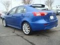 2010 Octane Blue Metallic Mitsubishi Lancer Sportback GTS  photo #6