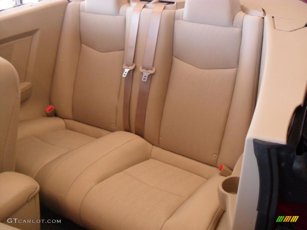Black/Light Frost Beige Interior 2011 Chrysler 200 Touring Convertible Photo #47680051