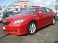 Barcelona Red Metallic - Camry LE Photo No. 7