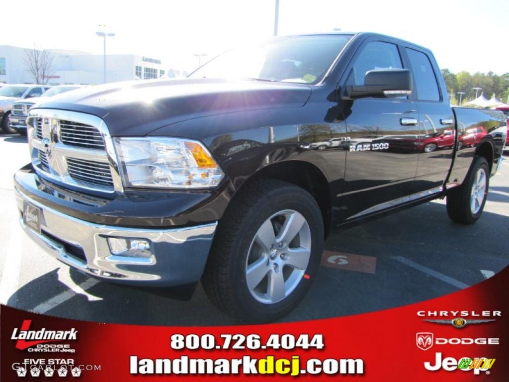 2011 Ram 1500 SLT Quad Cab - Rugged Brown Pearl / Dark Slate Gray/Medium Graystone photo #1