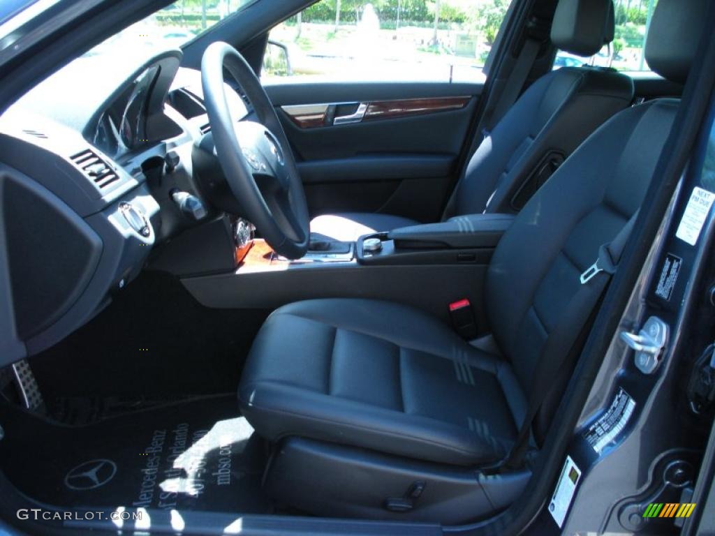 Black Interior 2010 Mercedes-Benz C 300 Sport Photo #47681008