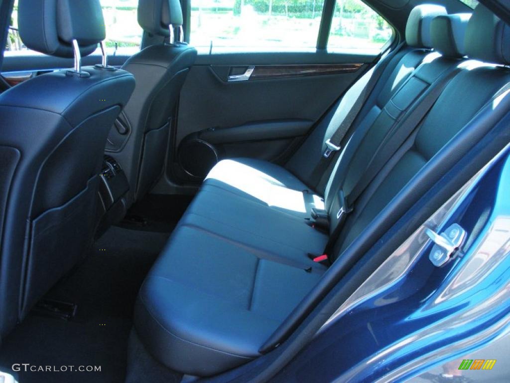 Black Interior 2010 Mercedes-Benz C 300 Sport Photo #47681041