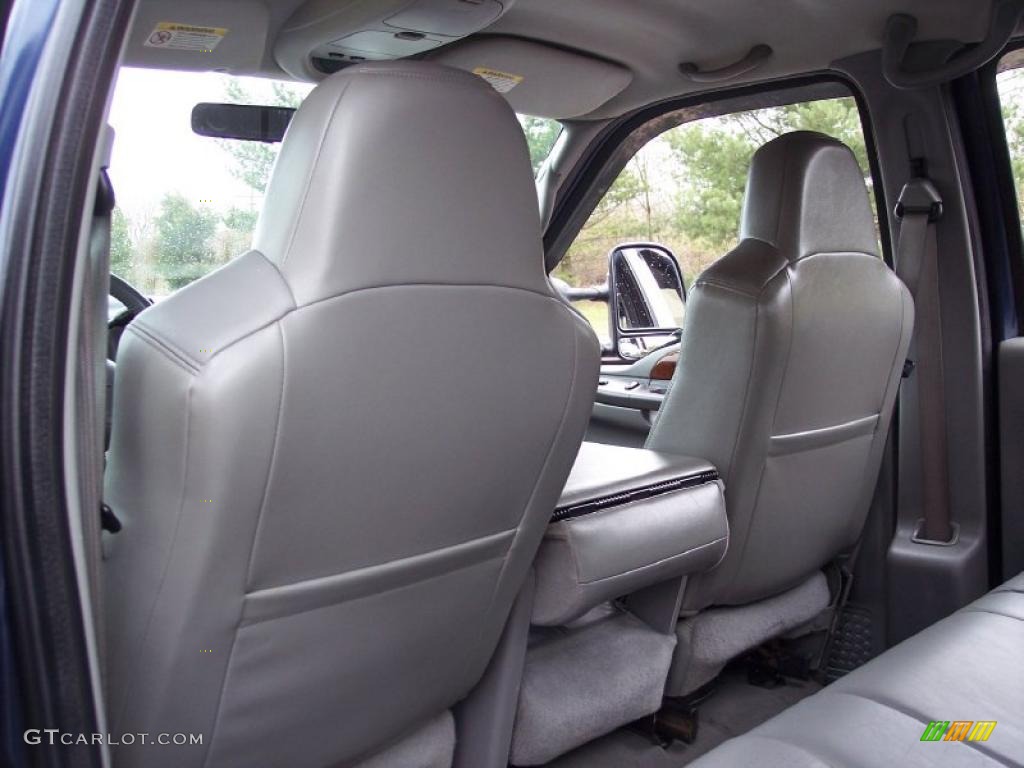 Medium Flint Interior 2002 Ford F350 Super Duty Lariat Crew Cab Dually Photo #47681251