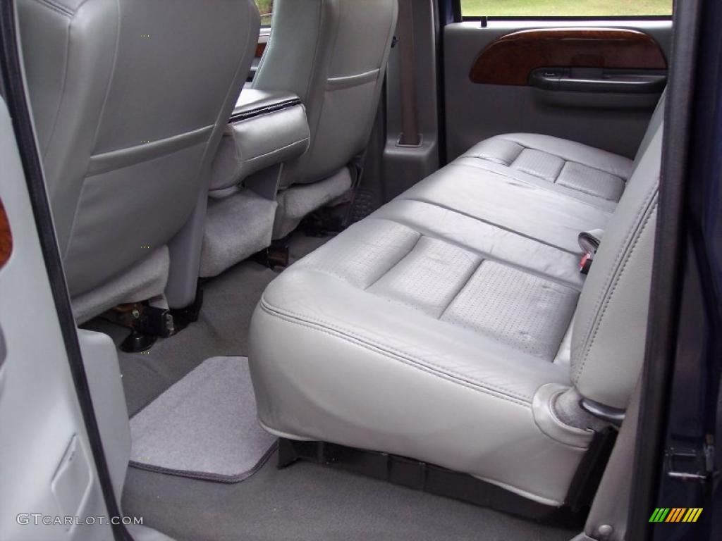 Medium Flint Interior 2002 Ford F350 Super Duty Lariat Crew Cab Dually Photo #47681263