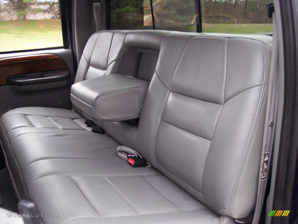 Medium Flint Interior 2002 Ford F350 Super Duty Lariat Crew Cab Dually Photo #47681278
