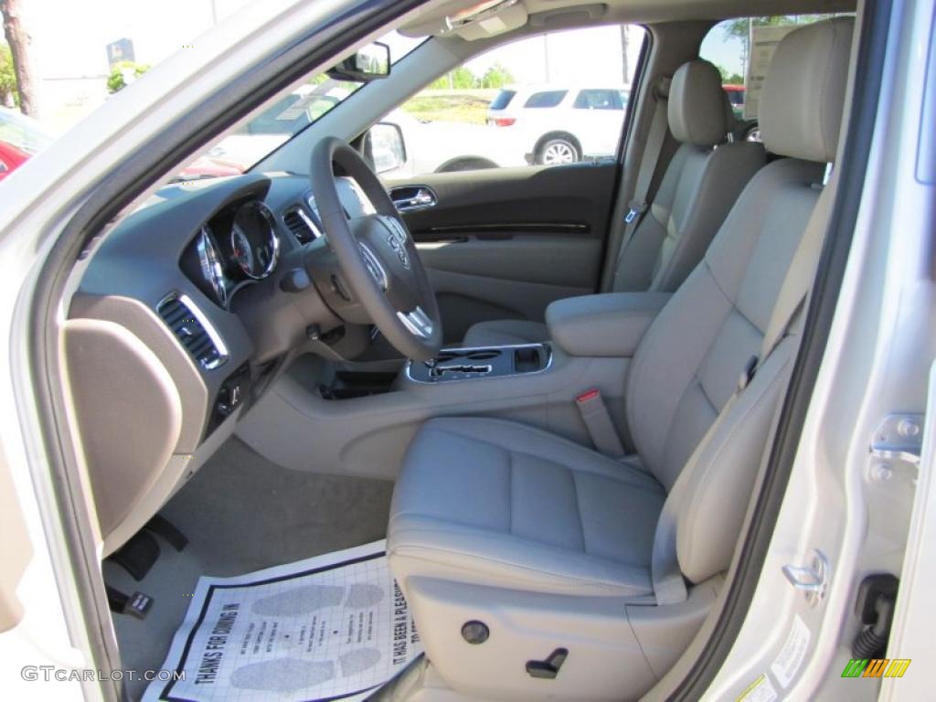 Dark Graystone/Medium Graystone Interior 2011 Dodge Durango Crew Lux Photo #47681725