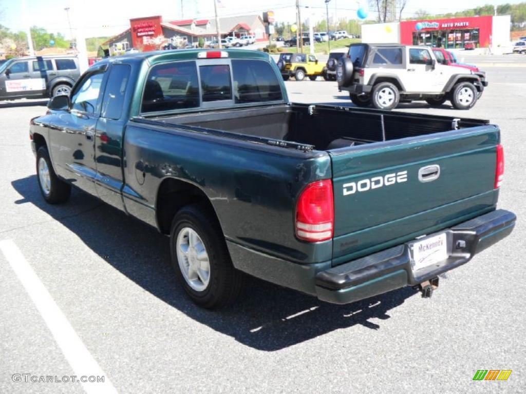 2000 Dakota Sport Extended Cab - Forest Green Pearl / Agate photo #3