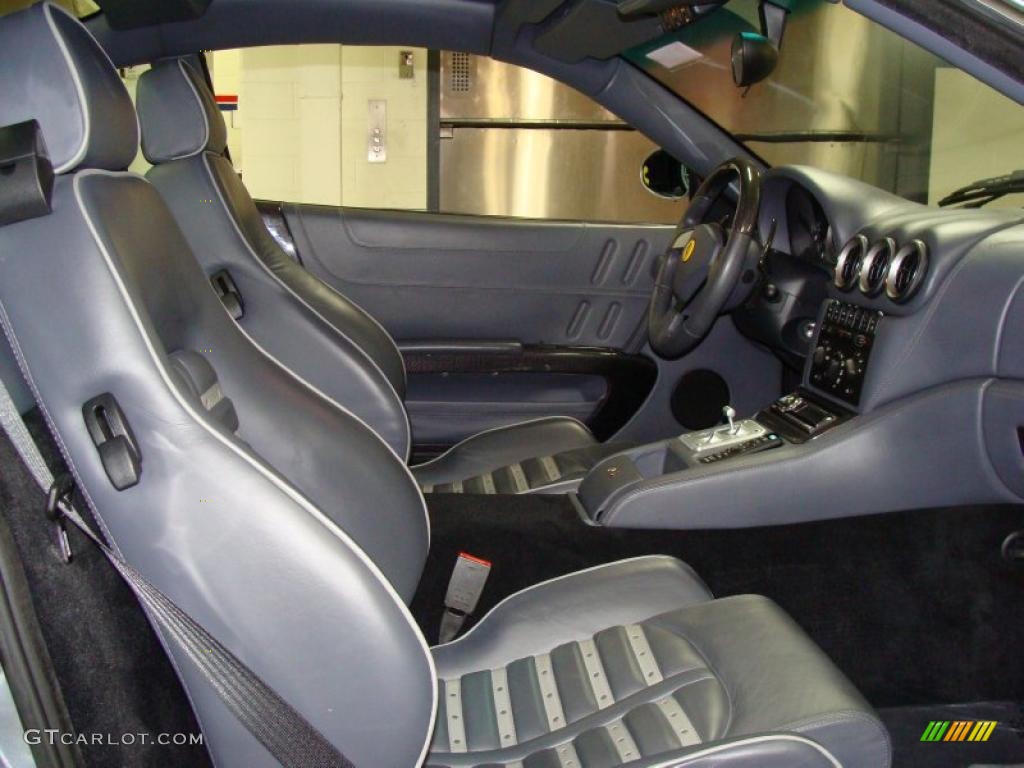 Dark Grey Interior 2002 Ferrari 575M Maranello F1 Photo #47682739