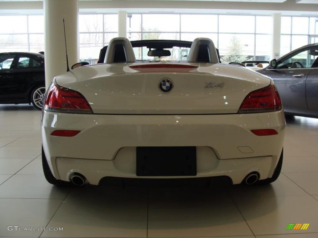 2011 Z4 sDrive35is Roadster - Alpine White / Black photo #6