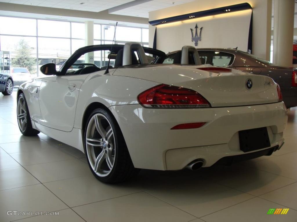 2011 Z4 sDrive35is Roadster - Alpine White / Black photo #7