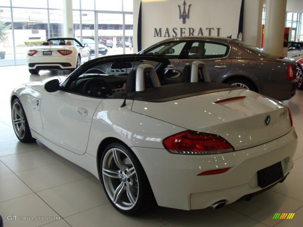 2011 Z4 sDrive35is Roadster - Alpine White / Black photo #8