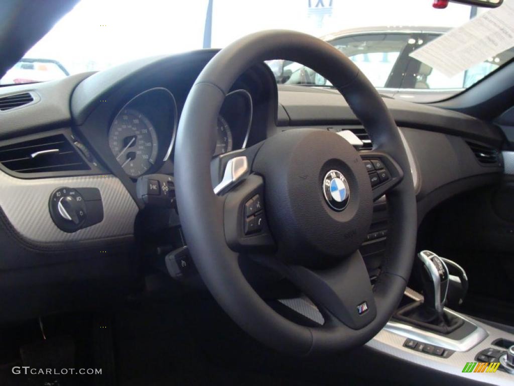 2011 Z4 sDrive35is Roadster - Alpine White / Black photo #23